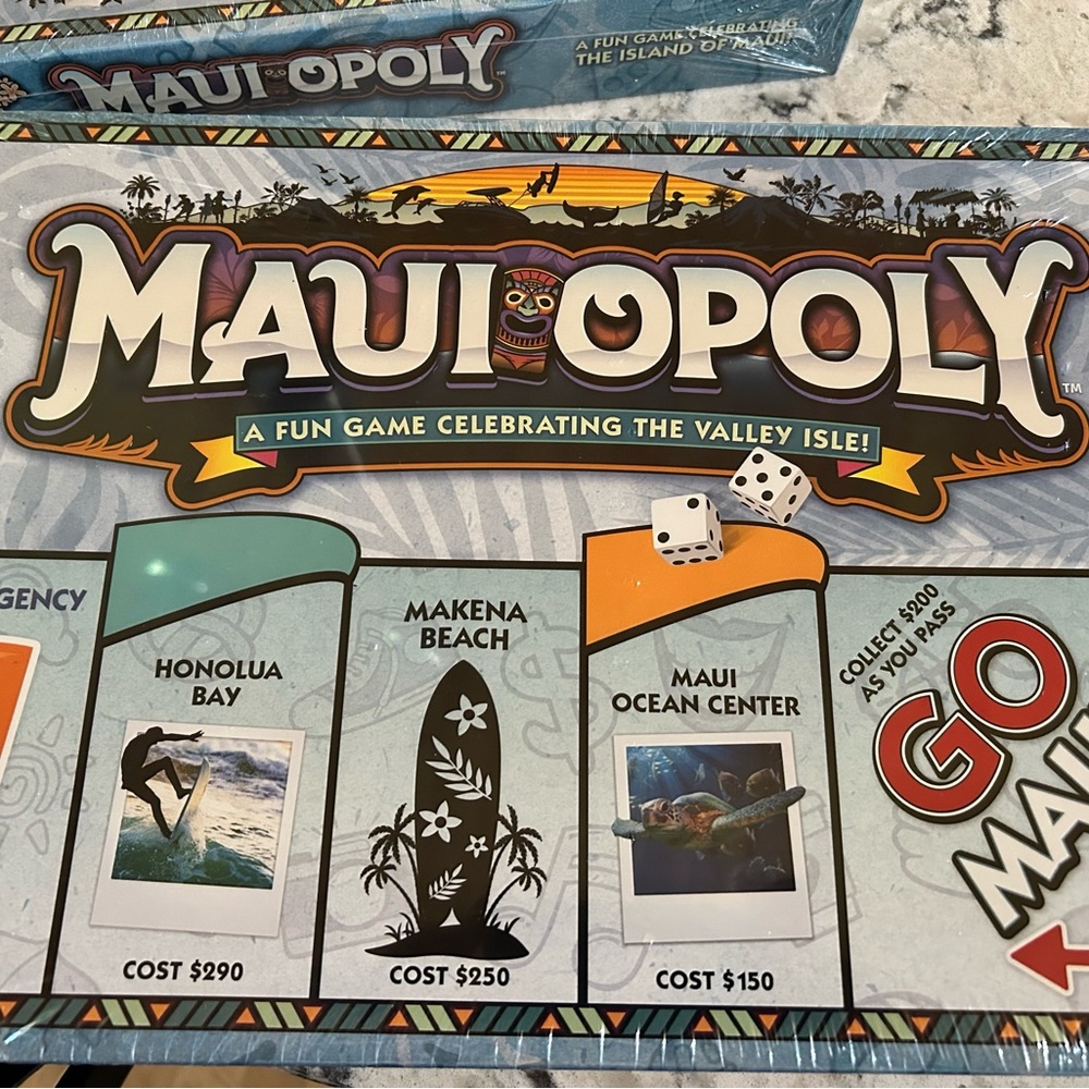 💕SOLD🔥Rare Collectors game MAUIOPOLY board game- Limited edition